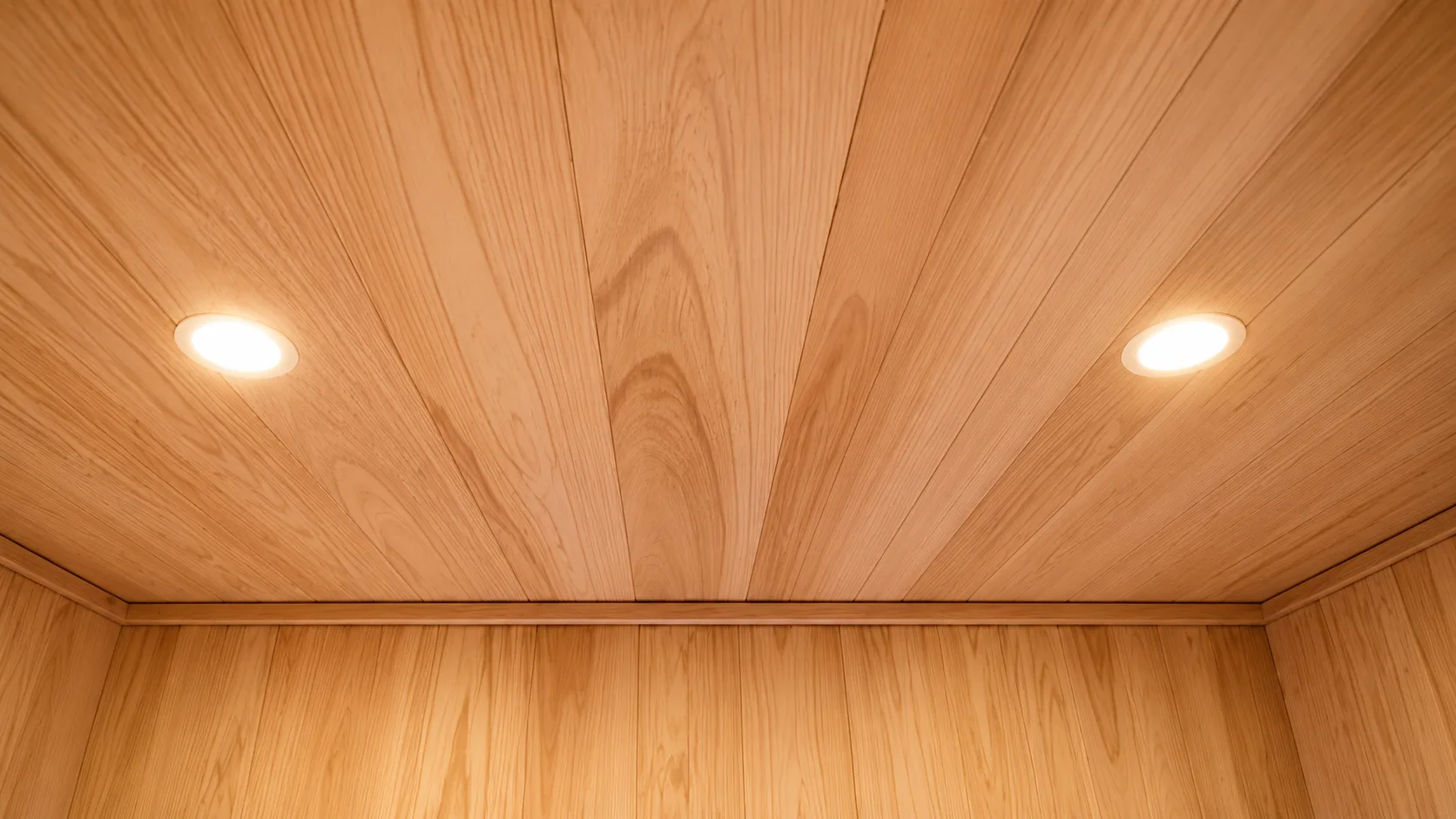 Lahti Sauna interior LED lights