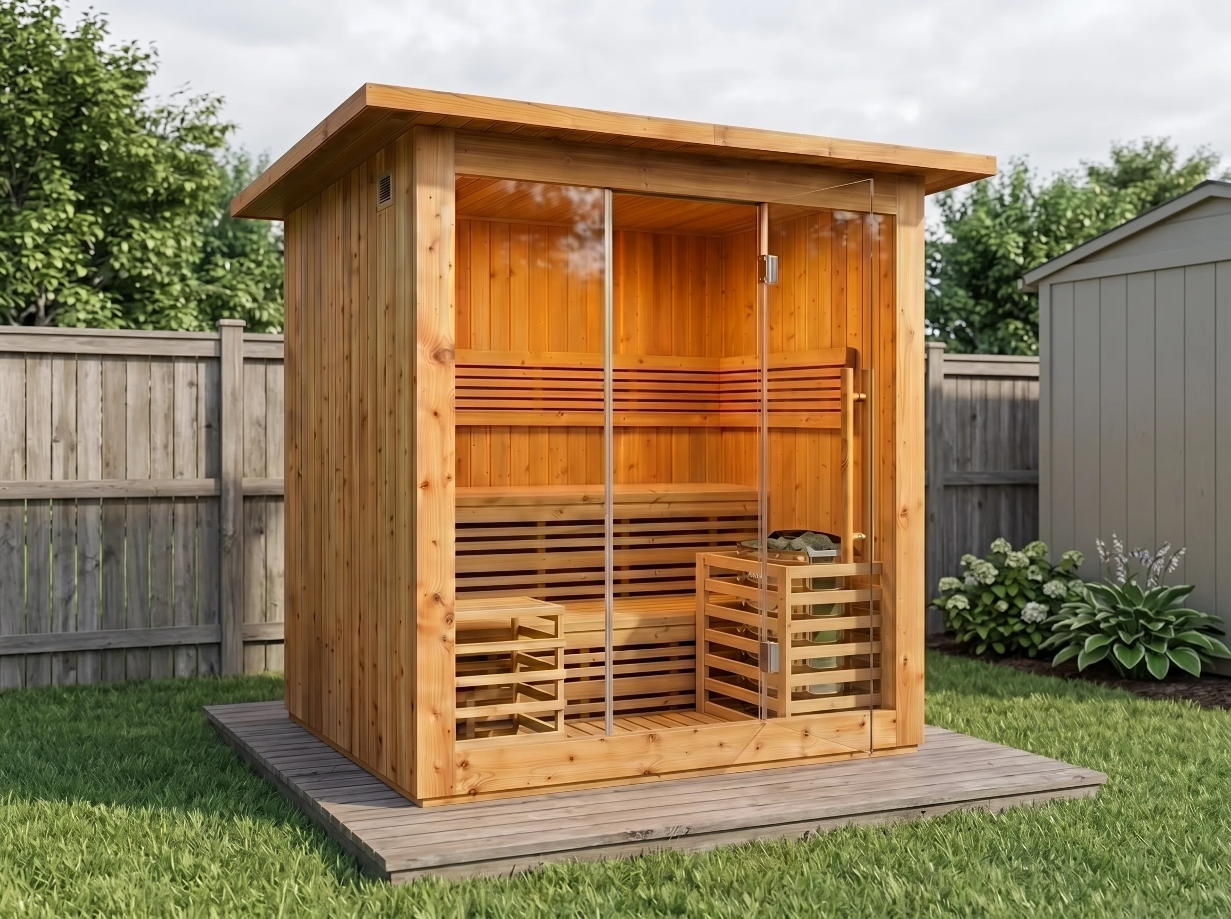 Square Sauna exterior