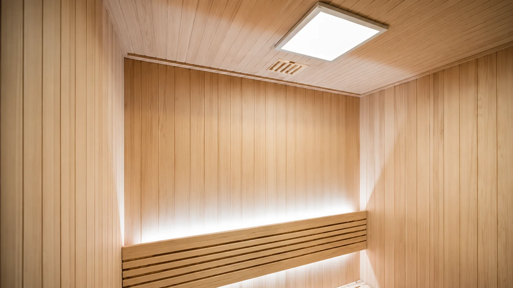 Tampere Sauna interior high view