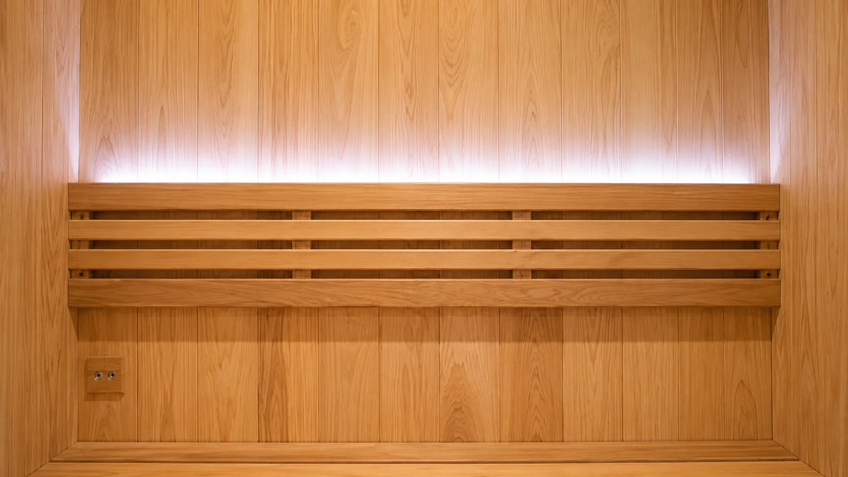 Lahti Sauna interior backrest