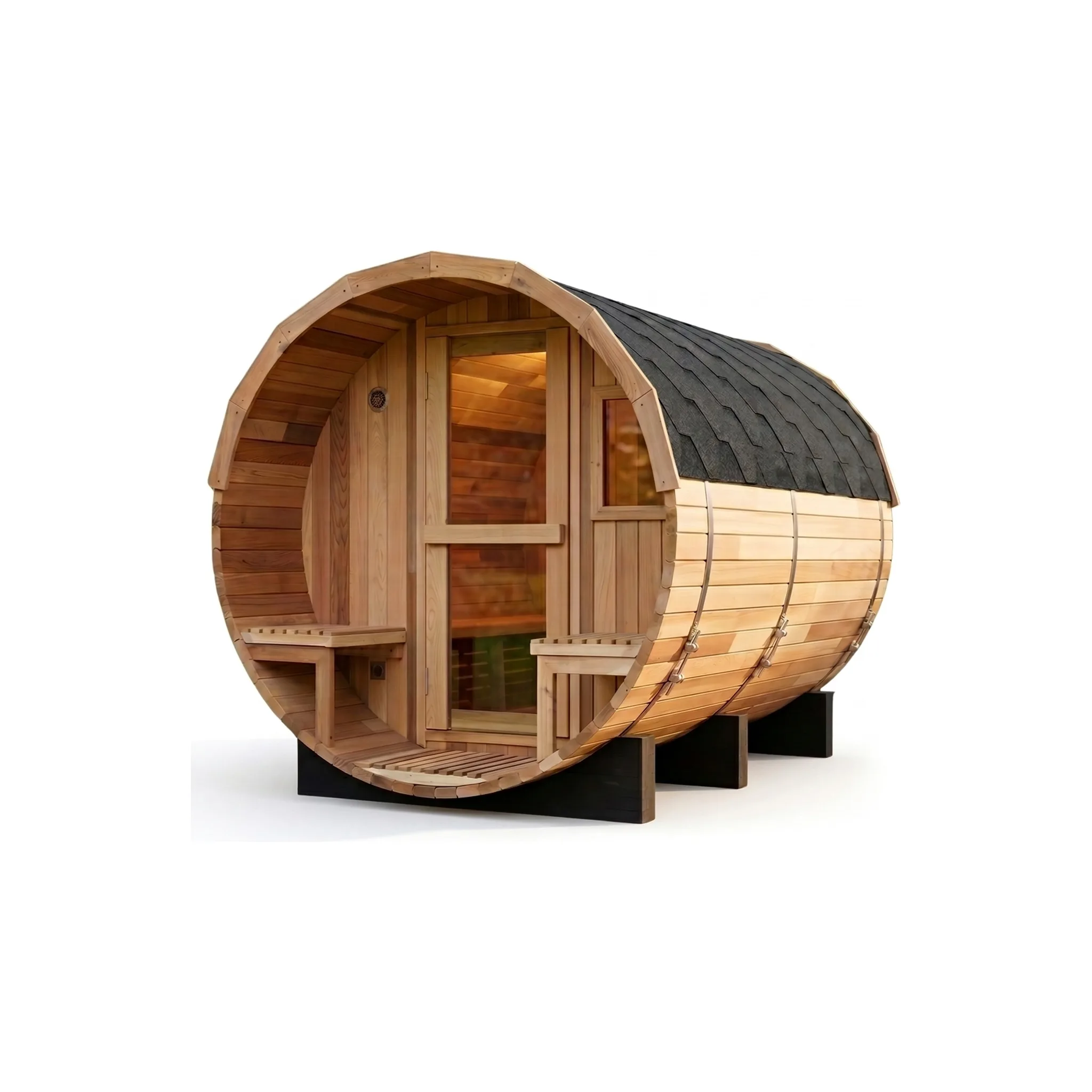 Barrel Sauna exterior