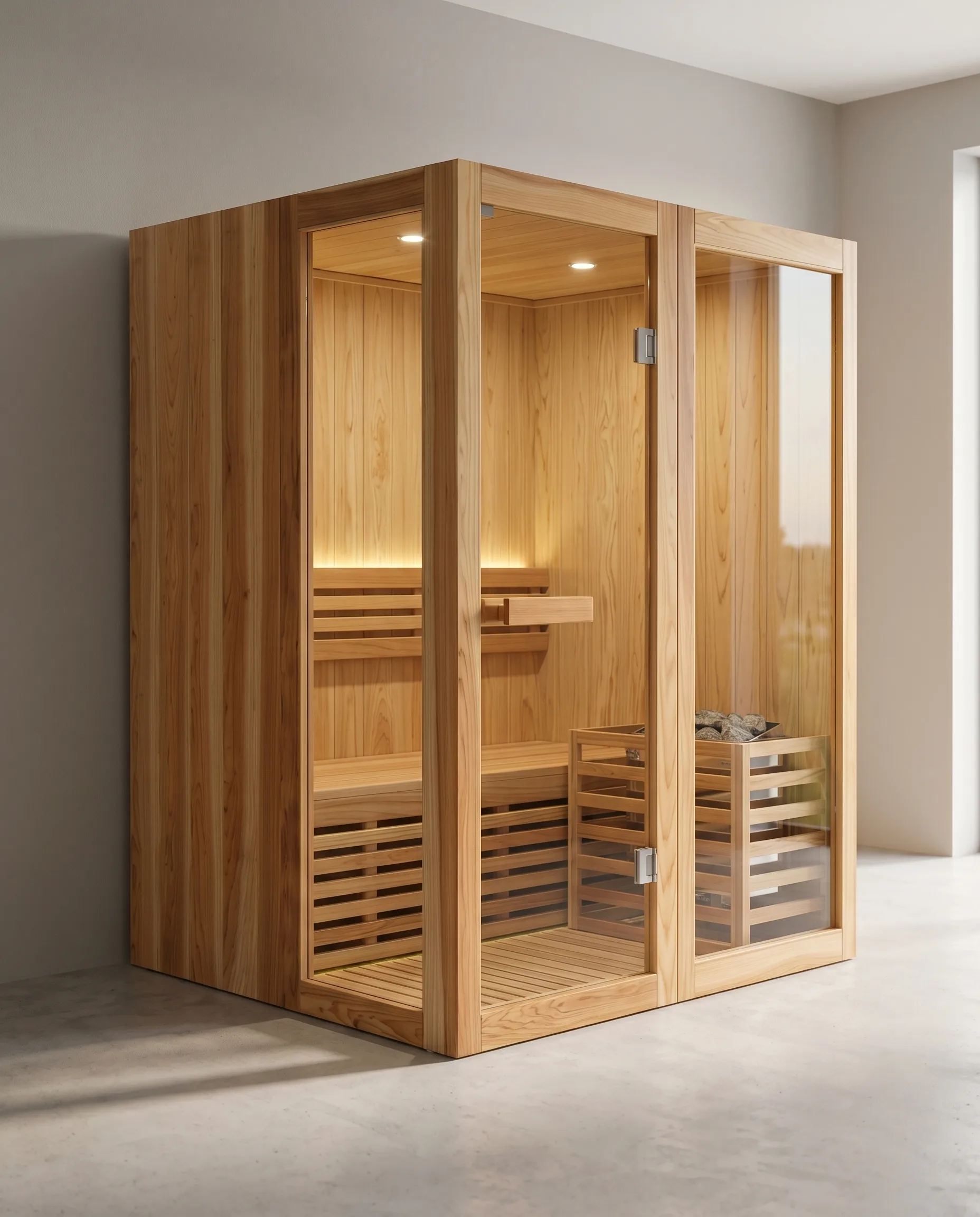 Lahti Sauna interior detail