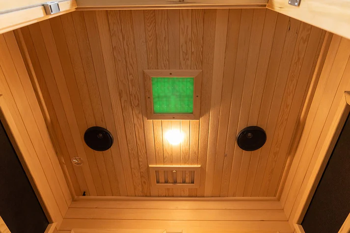 Solara 2P interior with speakers and lights