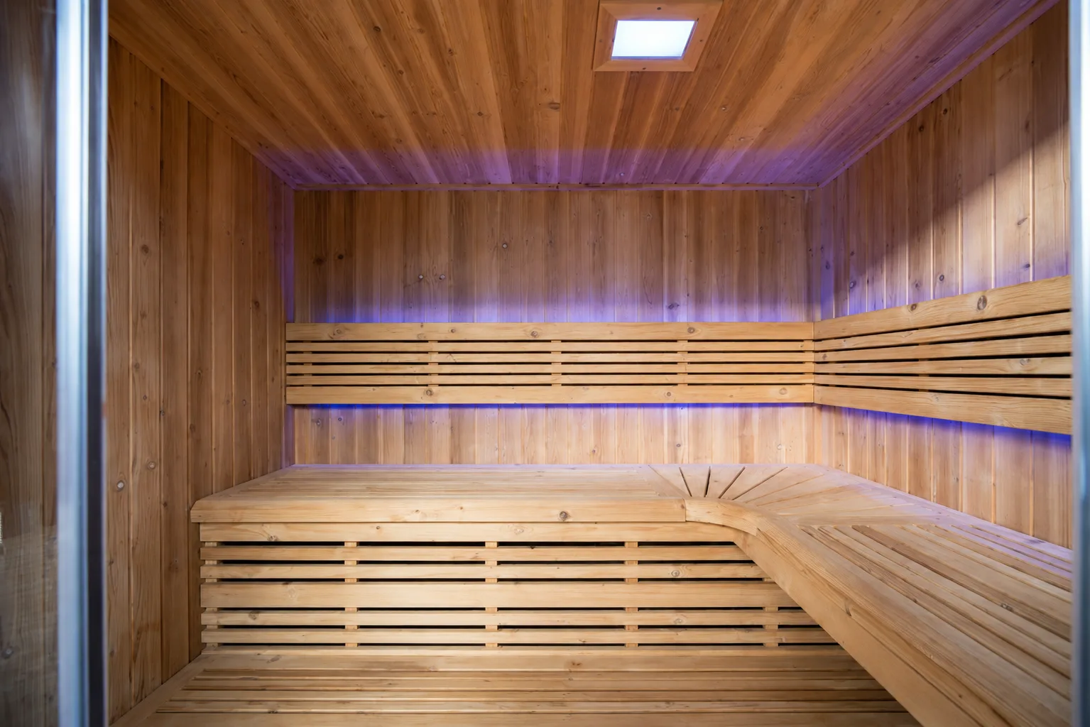 Square Sauna interior