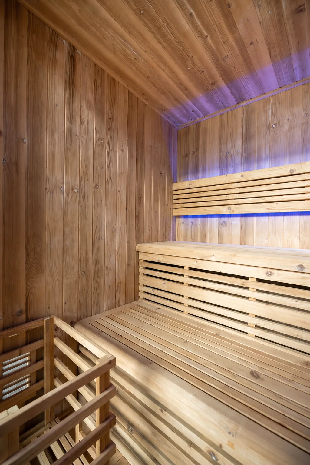 Square Sauna interior detail
