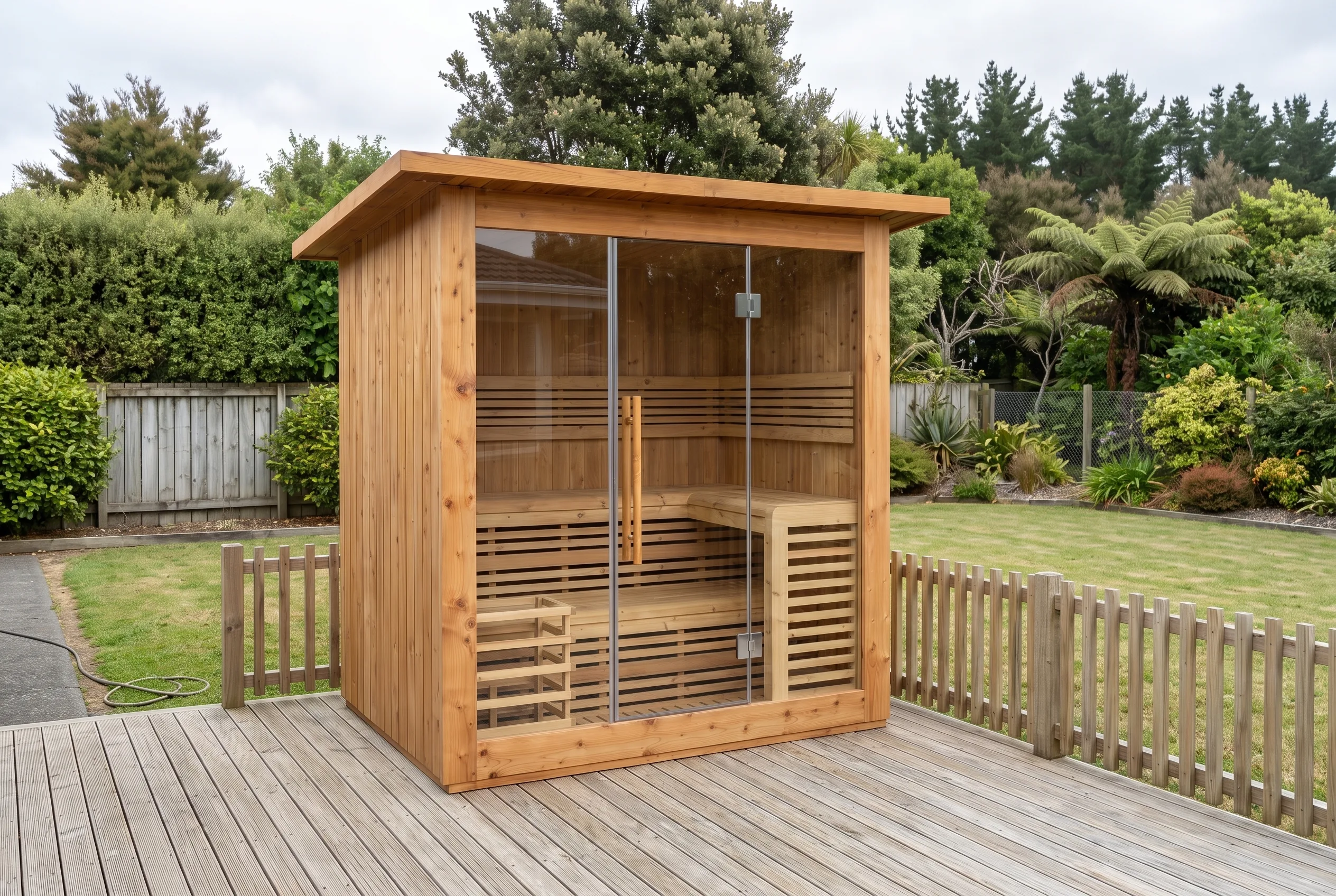 square sauna