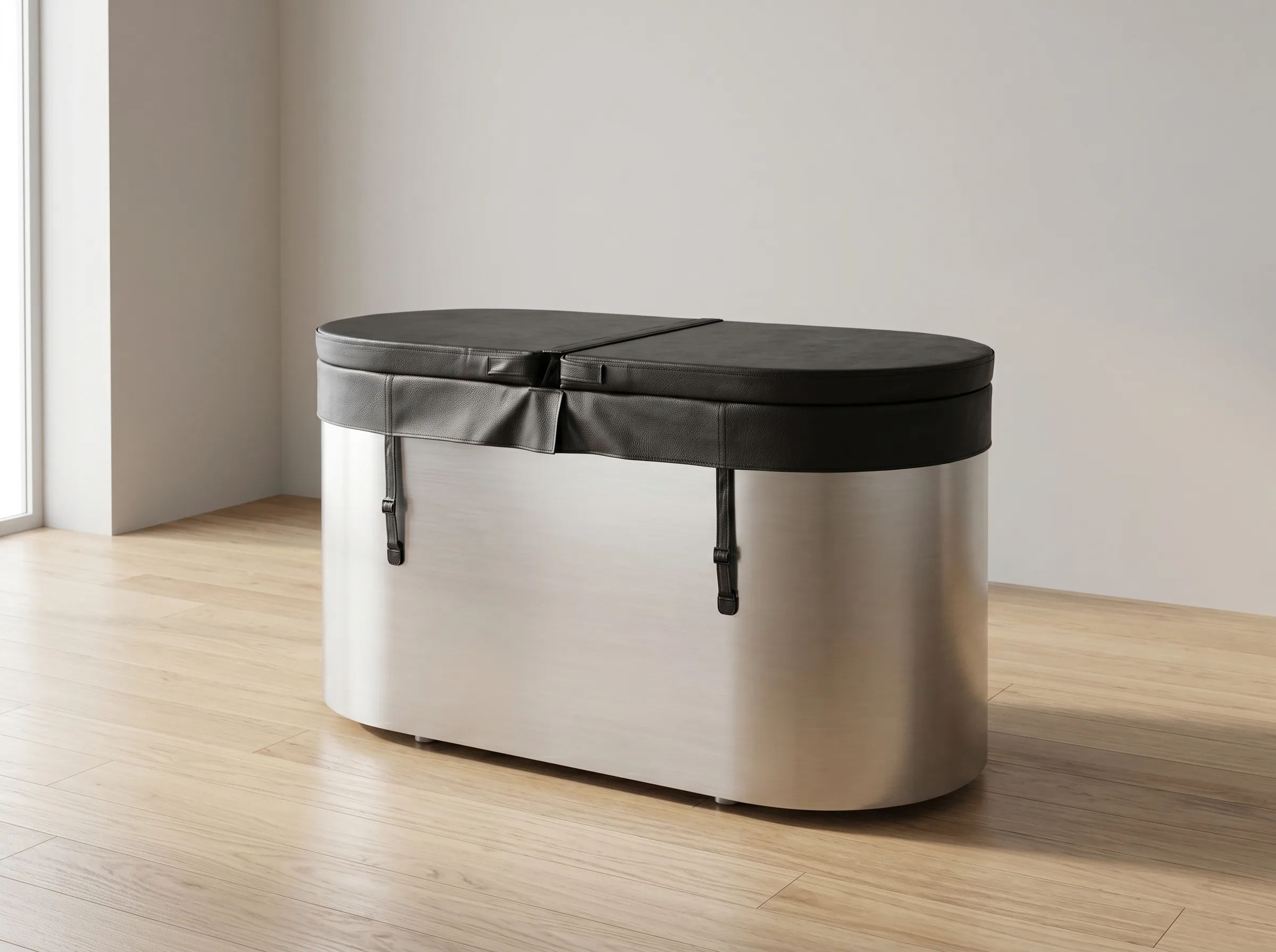 Stainless Steel Ice Bath exterior